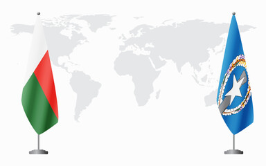 Madagascar and Northern Mariana Islands flags for official me