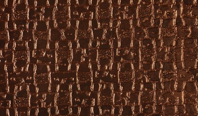 Artificial textured leather background synthetics closeup macro