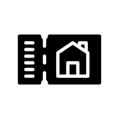 house glyph icon