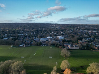 Winchester College aerial view 