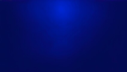 Dark blue gradient background with empty space. Abstract navy blue backdrop with smooth light transition and copy space.