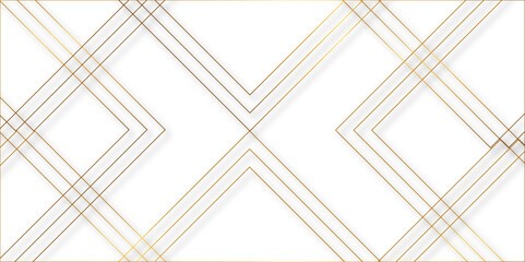 
Abstract geometric business and Technology design with geometric stripes, Minimal geometric white light abstract background with lines, Luxury premium golden random pattern texture business Idia.