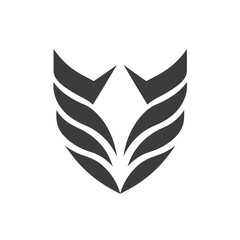 Information technology company filled colorful logo. Design element. Dividend investing business. Created with artificial intelligence. Ai art for corporate branding, blue chip stocks