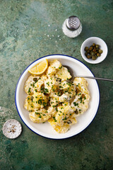 Potato salad with lemon dressing