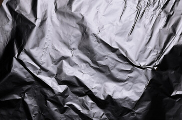 Texture of metal, aluminium or aluminum foil background