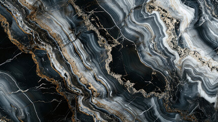 Modern minimalist marble background unique mix of charcoal gray and silver