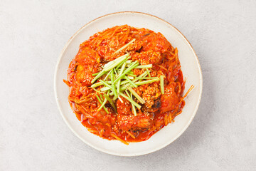 The representative menu items are steamed sea bass and lobster dishes.
