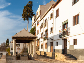 Lavadero de la Puerta del Sol en el barrio del Realejo,  en Granada, España