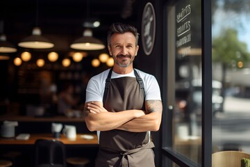 person in cafe