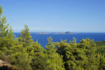 Fototapeta na wymiar Nice view from Alonissos, Greece