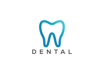 Dental logo design vector template
