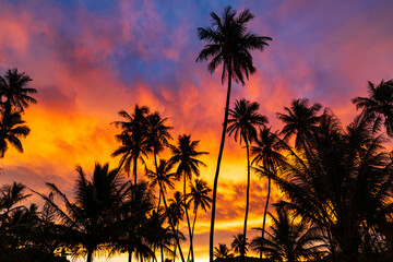 Sunset over Hienghene, New Caledonia