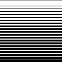 Halftone gradient lines black horizontal stripes. Abstract fade background. Vector illustration. - obrazy, fototapety, plakaty