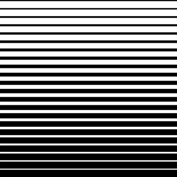 Halftone gradient lines black horizontal stripes. Abstract fade background. Vector illustration.