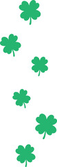 Four Leaf Clover Border element