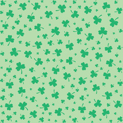 Four Leaf Clover Border Frame Pattern
