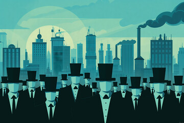 Capitalism is an economic system based on private ownership and operation of businesses and industry, with minimal government intervention. Commercialism, free enterprise, and laissez faire