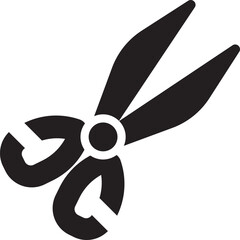 Rounded filled Scissors Icon