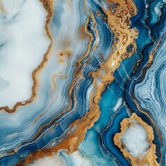 abstract background blue marble agate granite mosaic with golden veins, gold and blue marble texture, Abstract Background, Faux Stone Texture, Agate with Blue and Gold Veins.