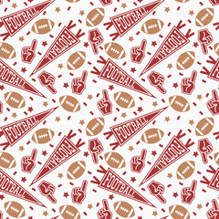 american football seamless pattern repeat pattern