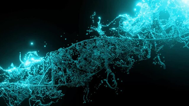 DNA helix reactions. Science and medicine concepts. Dna structure concept.