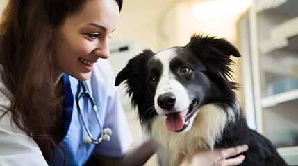 Compassionate Care: Vet Nurse and Border Collie Connection