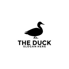 Duck Vector , Mallard logo hunting. Duck farm Logo Vector illustration Template