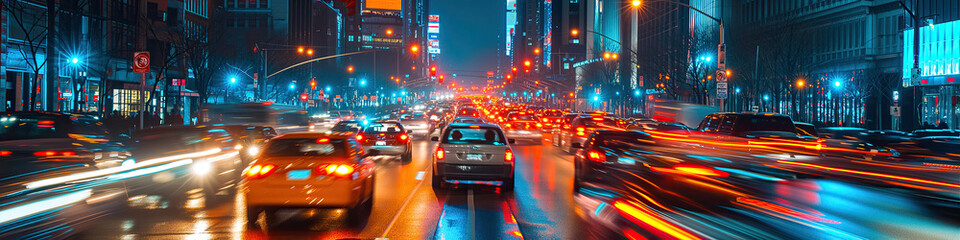 traffic at night