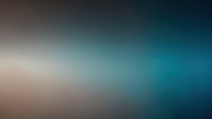 Obraz premium Brown White blue and teal blurred noise texture Dark grainy gradient background