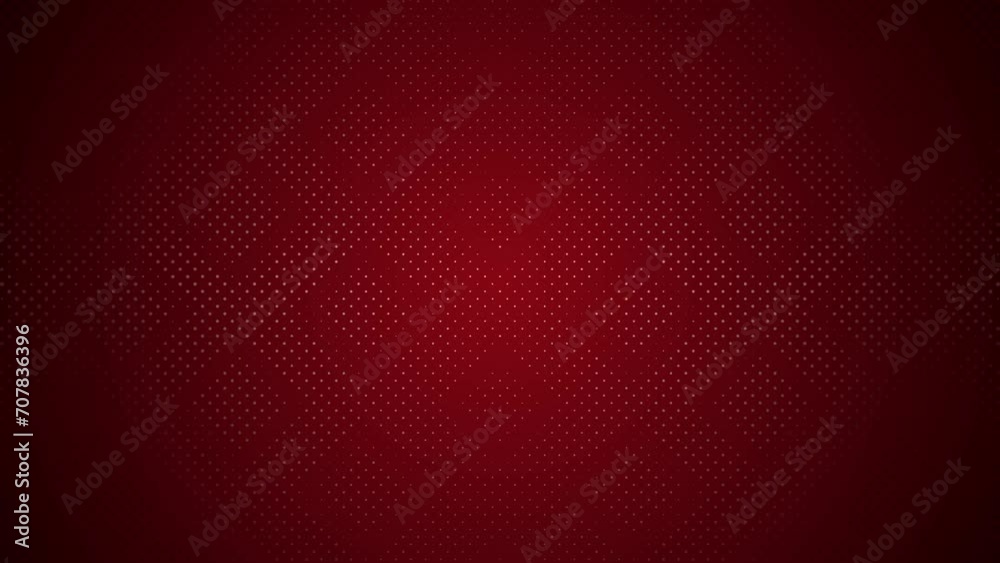 Wall mural background dot halftone dark red soft gradient for loop playback 4k 60fps