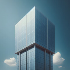 modern office building in the sky