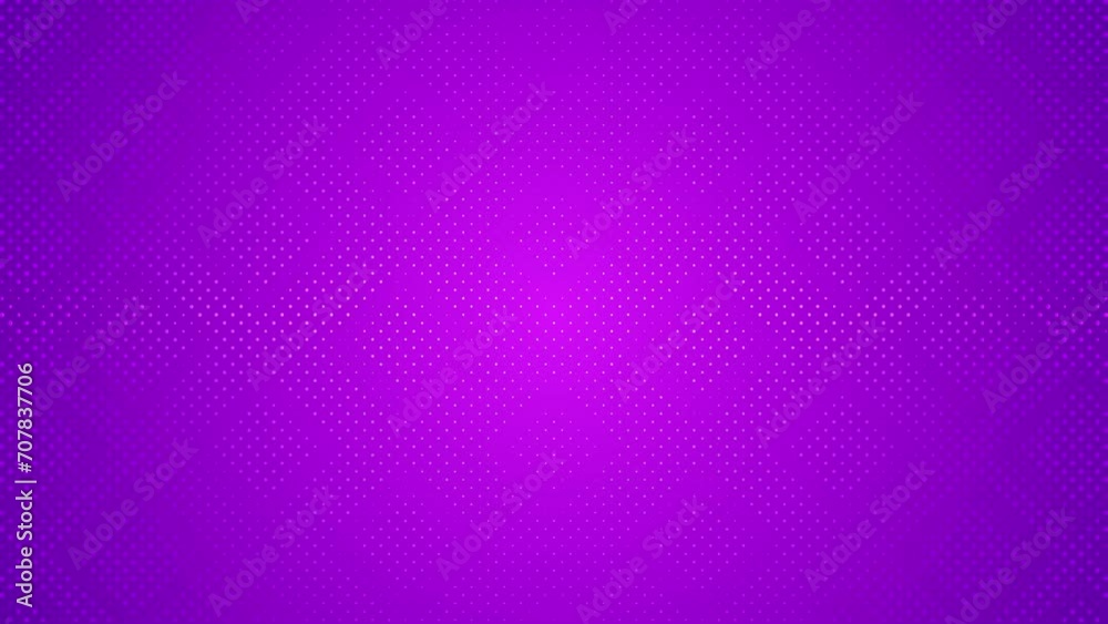 Wall mural background dot halftone purple violet soft gradient for loop playback 4k 60fps