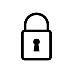 Padlock icon vector design templates simple and modern