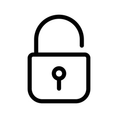Padlock icon vector design templates simple and modern