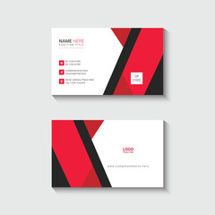 Modern and clean professional business card 