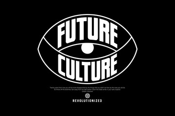 Fototapeta premium Creative streetwear concept vector graphic design 