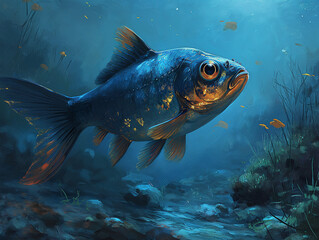 Fototapeta premium fish in aquarium