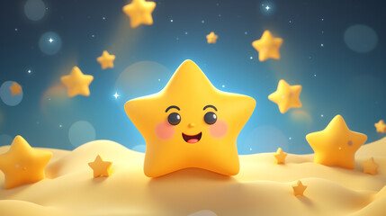 Adorable Stars illustration