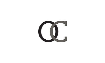 OC, CO, O, C Abstract Letters Logo Monogram	