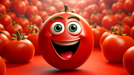 Cute Tomato illustration