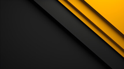 Simple black background contrasting with yellow in a minimal style.