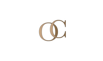 OC, CO, O, C Abstract Letters Logo Monogram	