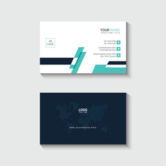 Company business card design template
