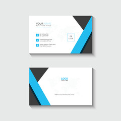 Company business card design template