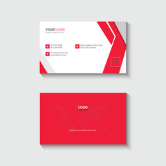 Naklejka na ściany i meble Company business card design template