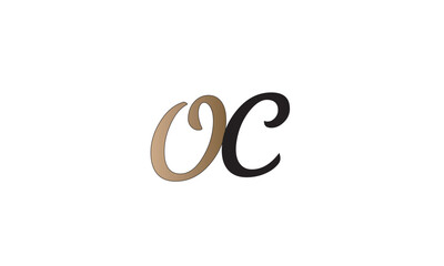 OC, CO, O, C Abstract Letters Logo Monogram	