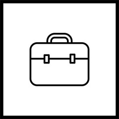 Business icon. Black business icon. Line business icon. Business icon set