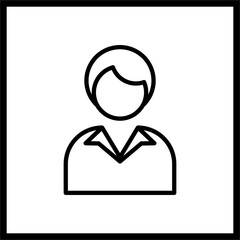 Business icon. Black business icon. Line business icon. Business icon set