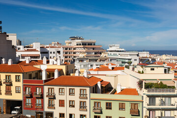 Fototapeta premium Puerto de la Cruz on the island of Tenerife, Canary Islands, Atlantic Ocean, Spain