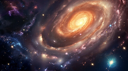 5353X3000 pixel,300DPI,size 17.5 X 10 INC.Celestial galaxy pattern